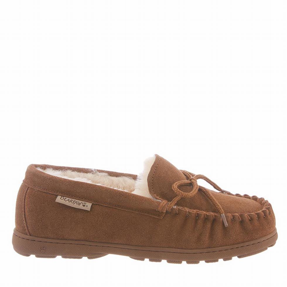 Bearpaw Mindy Wide Hausschuhe Damen Braun | CVK8948GJ