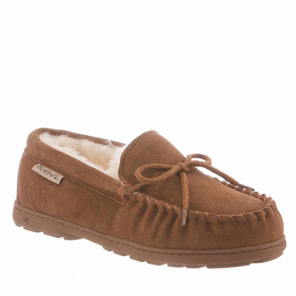 Bearpaw Mindy Wide Hausschuhe Damen Braun | CVK8948GJ