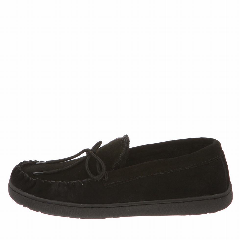 Bearpaw Moc II loafers Herren Schwarz | QZT4613EN