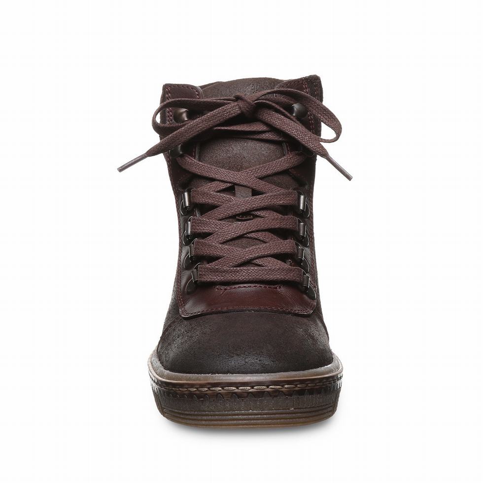 Bearpaw Nelida Hohe Sneaker Damen Braun | XEG9458IB