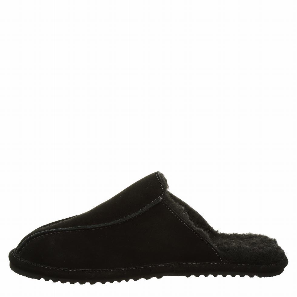 Bearpaw Pierre Hausschuhe Herren Schwarz | SYK1035GL