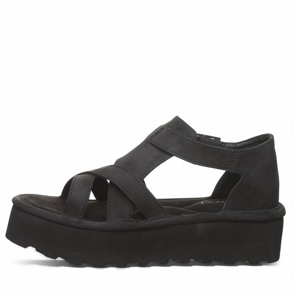 Bearpaw Pinnacle Sandalen Damen Schwarz | LUY7431FG