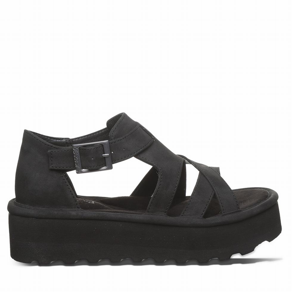 Bearpaw Pinnacle Sandalen Damen Schwarz | LUY7431FG