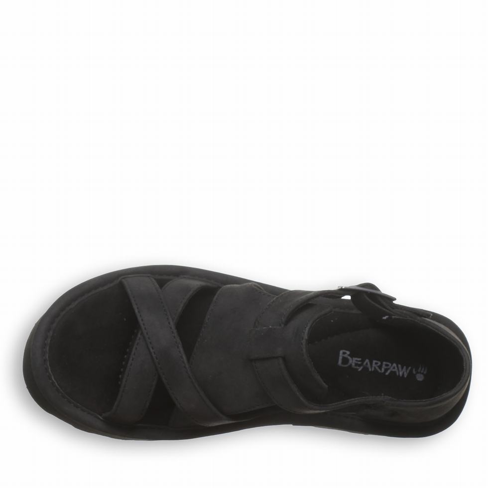 Bearpaw Pinnacle Sandalen Damen Schwarz | LUY7431FG