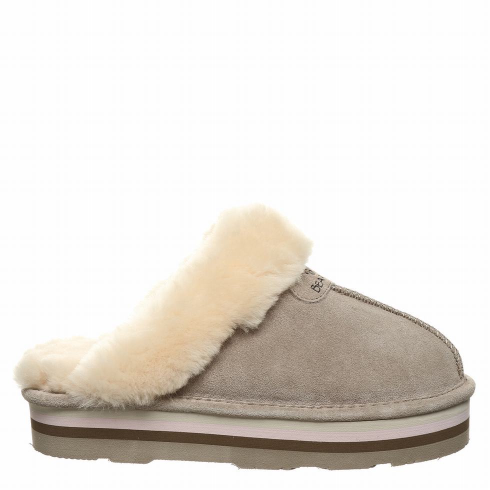 Bearpaw Retro Loki Hausschuhe Damen Beige | TJL5813UX