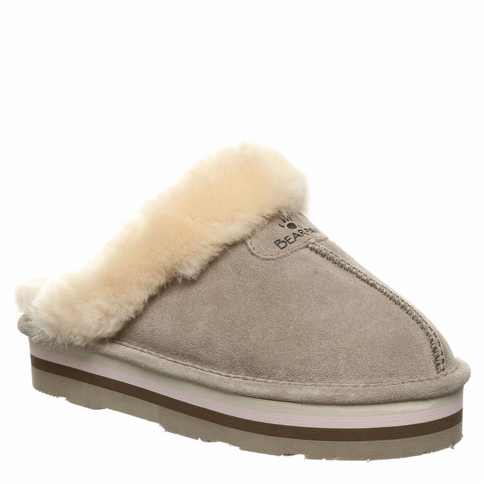 Bearpaw Retro Loki Hausschuhe Damen Beige | TJL5813UX