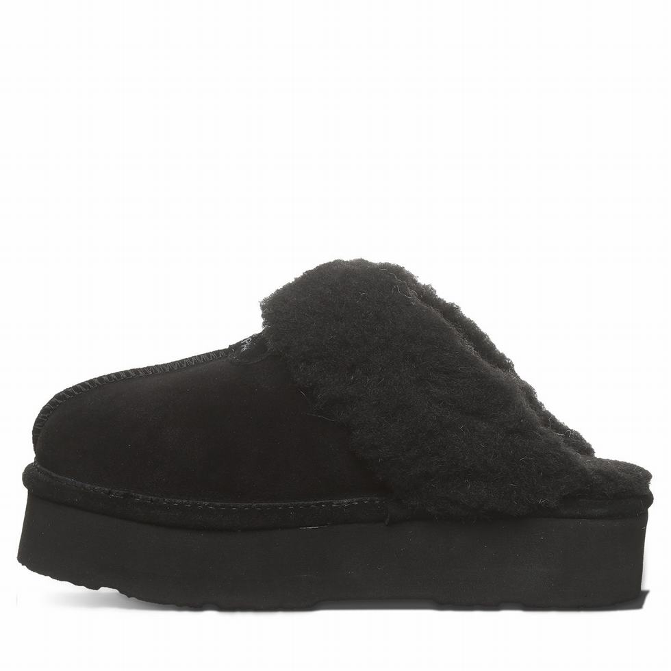 Bearpaw Retro Loki Hausschuhe Damen Schwarz | EQN9694IU