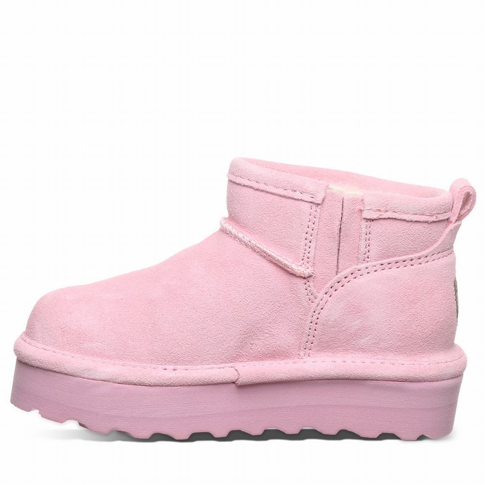 Bearpaw Retro Shorty Youth Stiefel Kinder Rosa | KXL1322FY