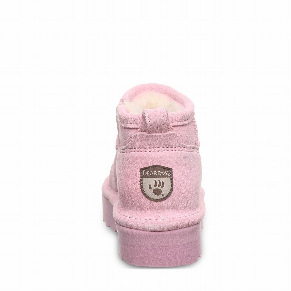 Bearpaw Retro Shorty Youth Stiefel Kinder Rosa | KXL1322FY