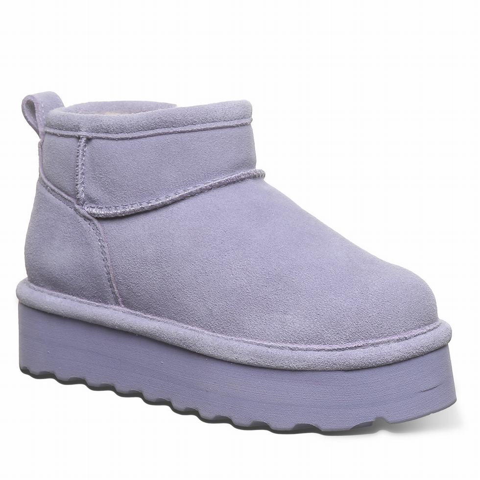 Bearpaw Retro Shorty Youth Stiefel Kinder Lila | WWG9732XN