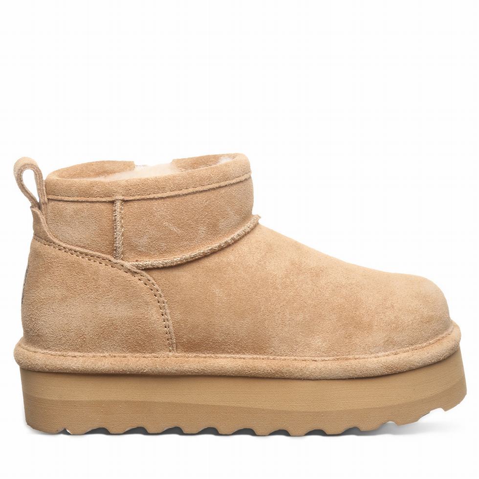 Bearpaw Retro Shorty Youth Stiefel Kinder Braun | BTE6644CT