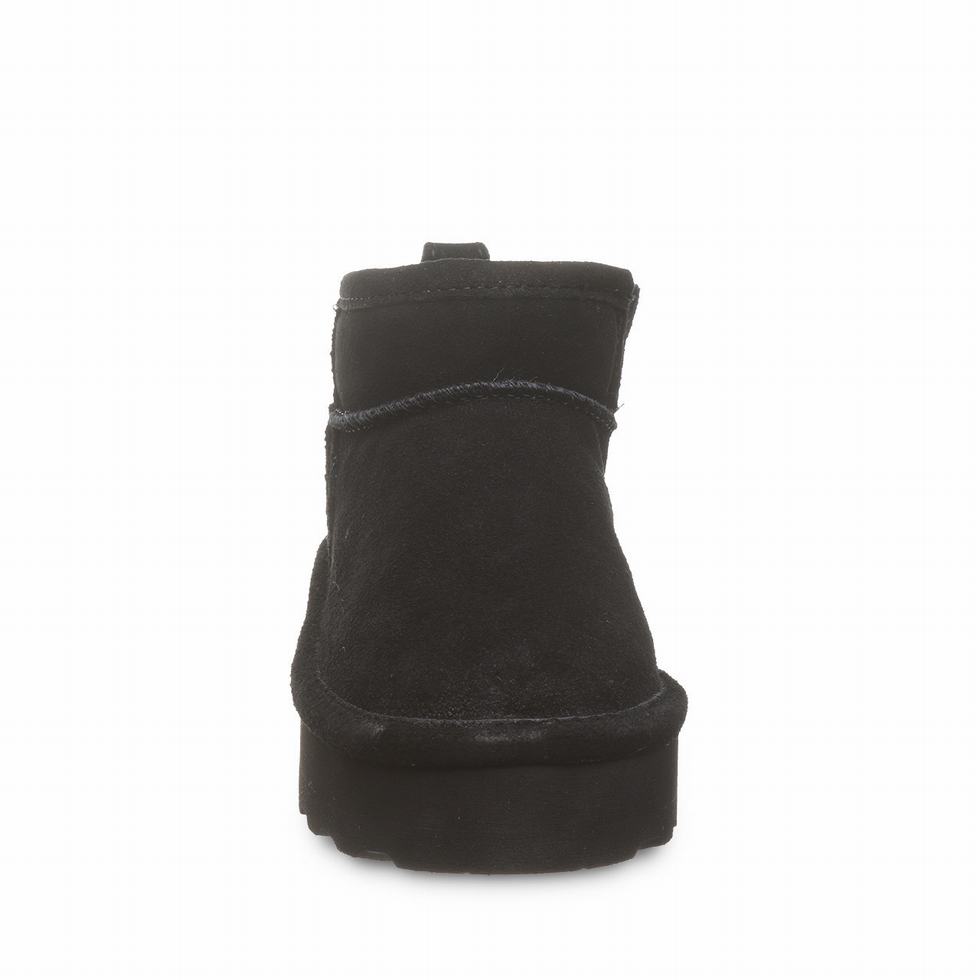 Bearpaw Retro Shorty Youth Stiefel Kinder Schwarz | VNC1647MZ