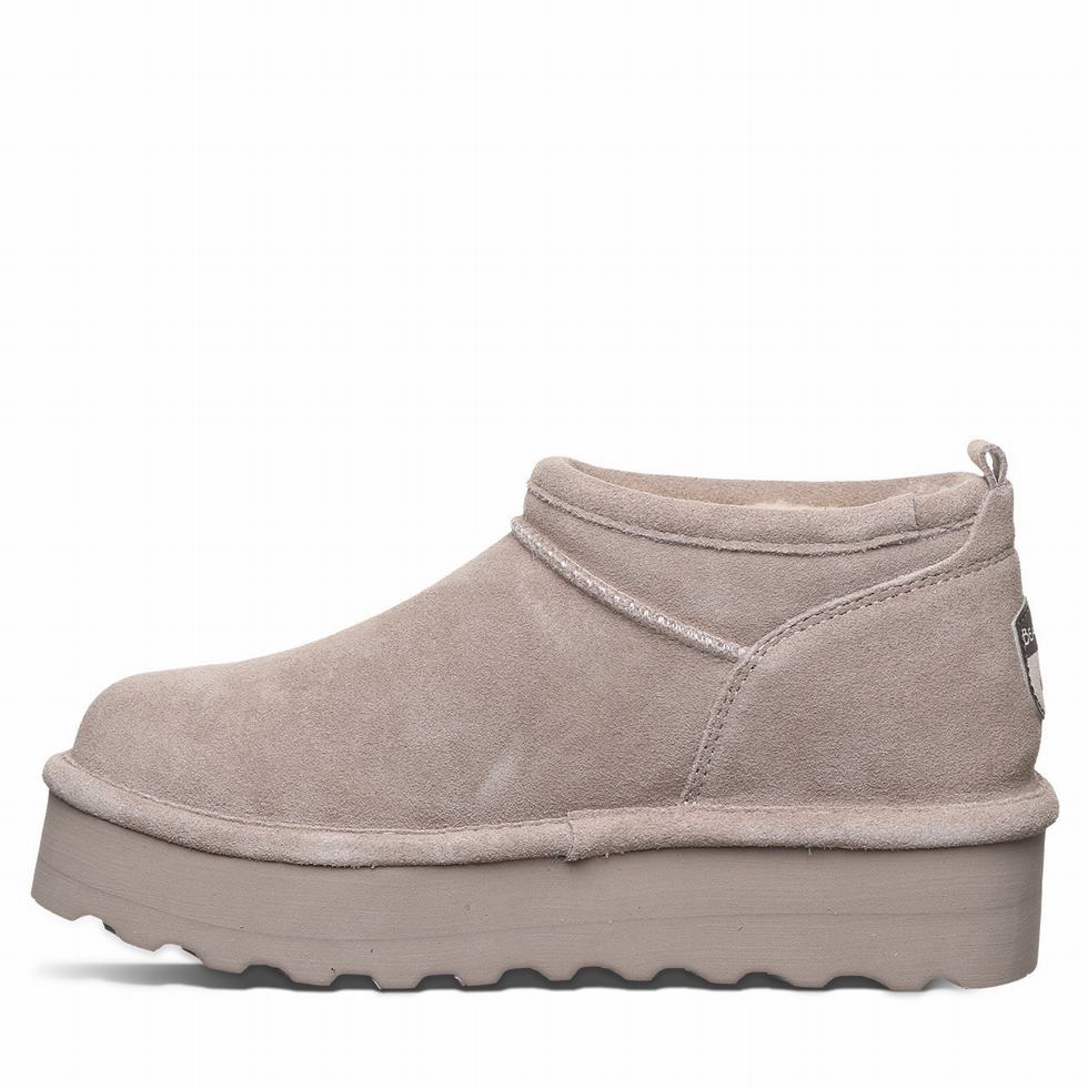 Bearpaw Retro Super Shorty Plateau Stiefel Damen Grau | AXO606IG