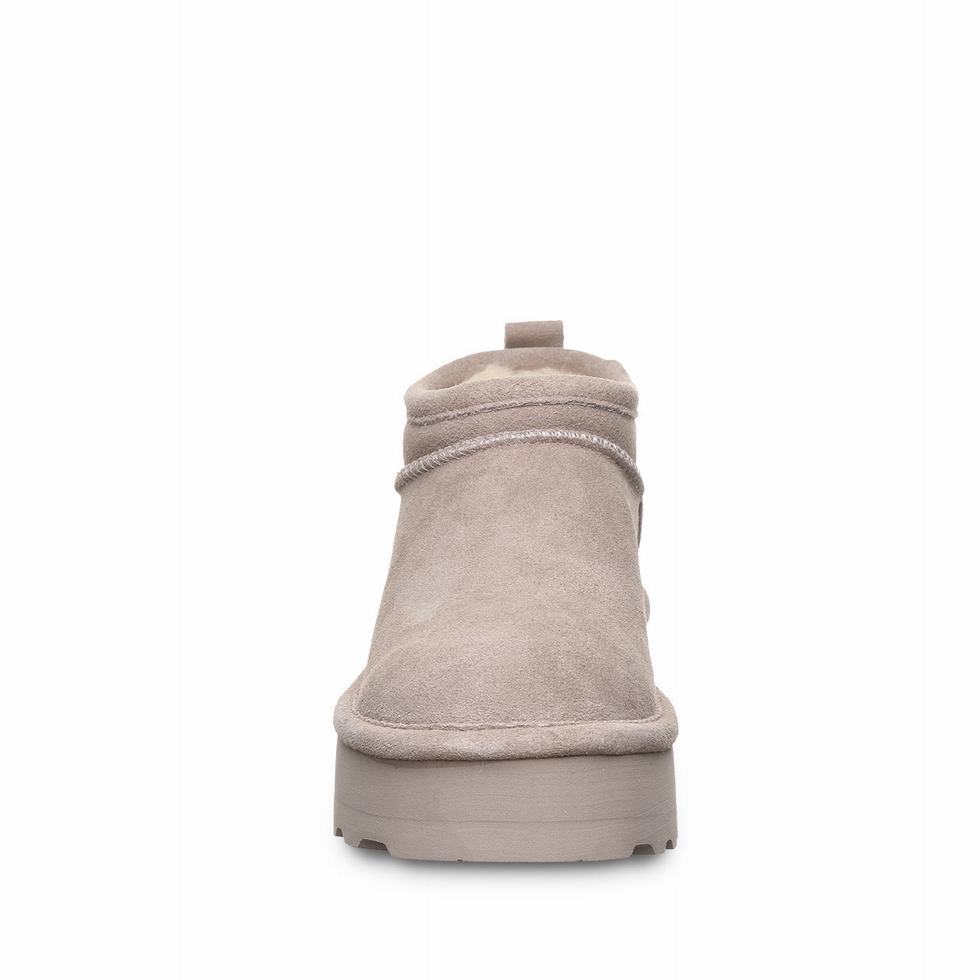 Bearpaw Retro Super Shorty Plateau Stiefel Damen Grau | AXO606IG