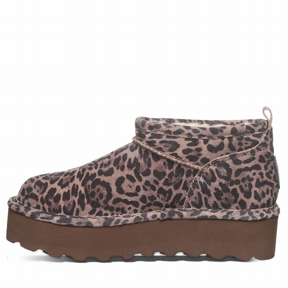 Bearpaw Retro Super Shorty Plateau Stiefel Damen Braun | OEW2831WR