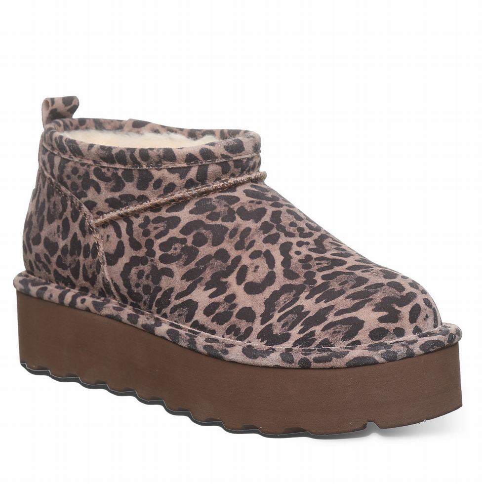 Bearpaw Retro Super Shorty Plateau Stiefel Damen Braun | OEW2831WR