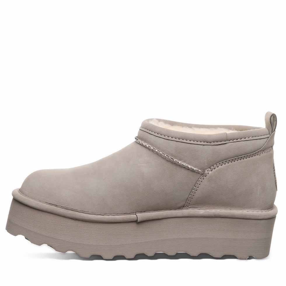 Bearpaw Retro Super Shorty Vegan Plateau Stiefel Damen Beige | NQO6210NR