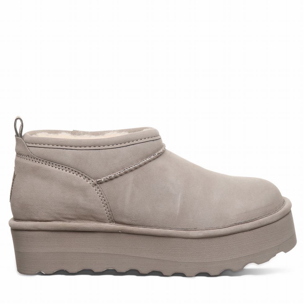 Bearpaw Retro Super Shorty Vegan Plateau Stiefel Damen Beige | NQO6210NR