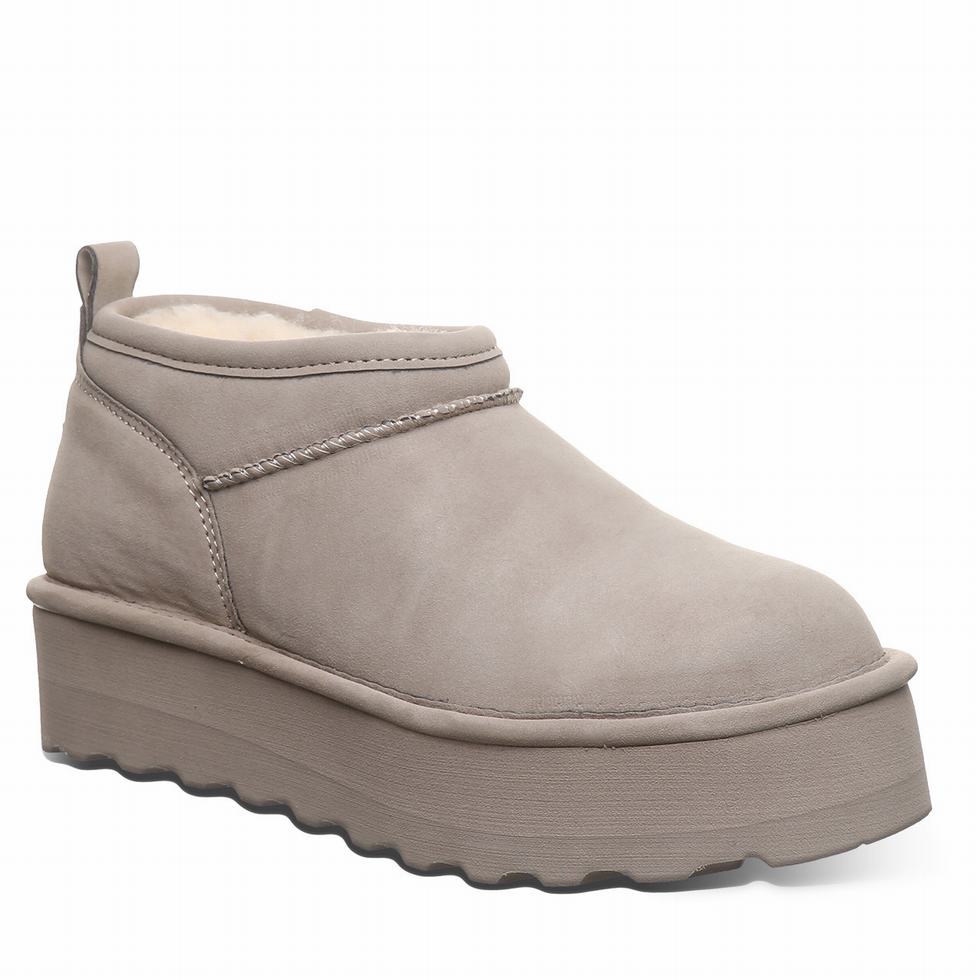 Bearpaw Retro Super Shorty Vegan Plateau Stiefel Damen Beige | NQO6210NR