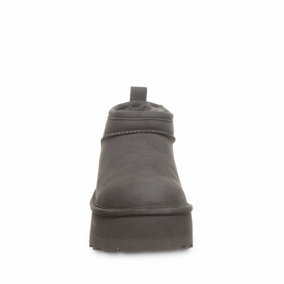 Bearpaw Retro Super Shorty Vegan Plateau Stiefel Damen Grau | XYC4431TR