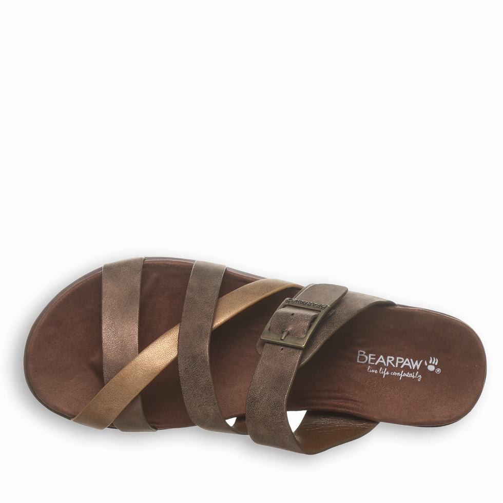 Bearpaw Rhodes Sandalen Damen Braun | ACL5638GY