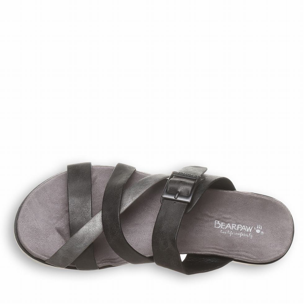 Bearpaw Rhodes Sandalen Damen Schwarz | UPP2621SO