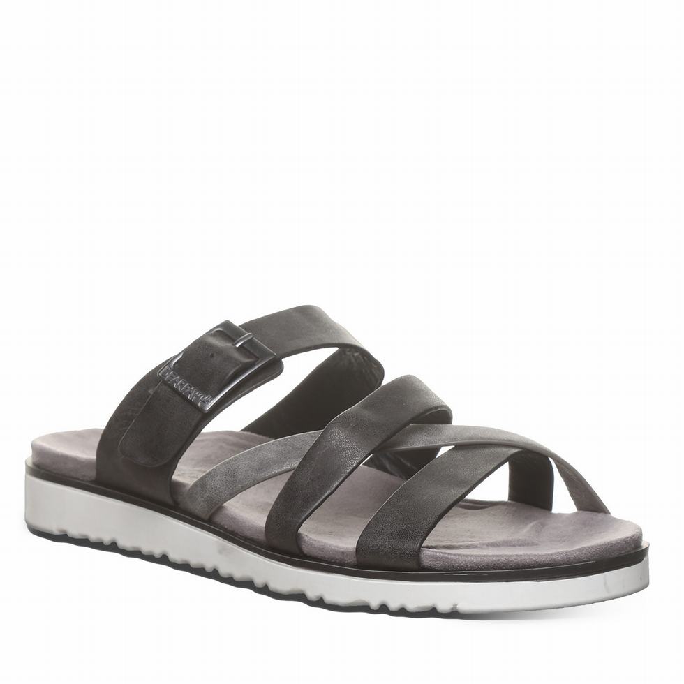 Bearpaw Rhodes Sandalen Damen Schwarz | UPP2621SO