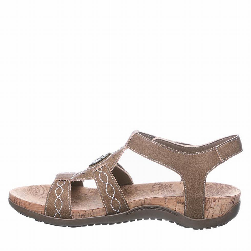 Bearpaw Ridley II Sandalen Damen Braun | RPK3426IP