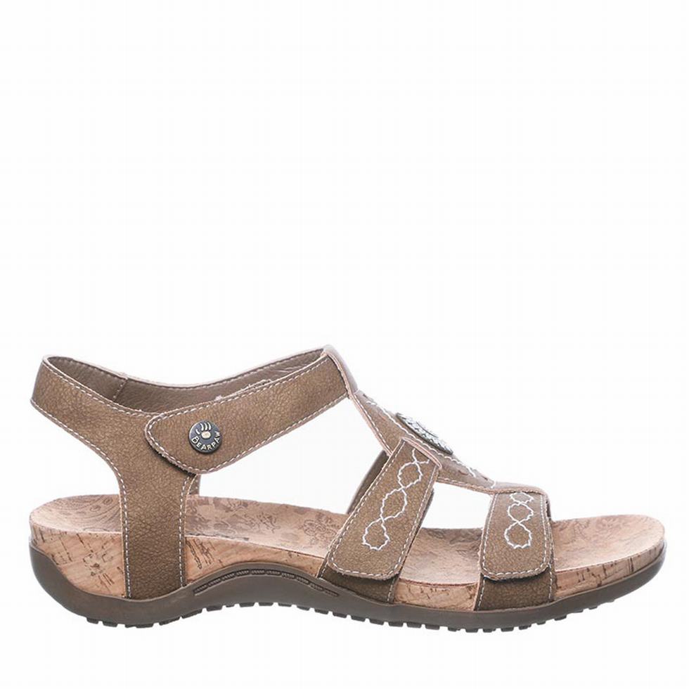 Bearpaw Ridley II Sandalen Damen Braun | RPK3426IP