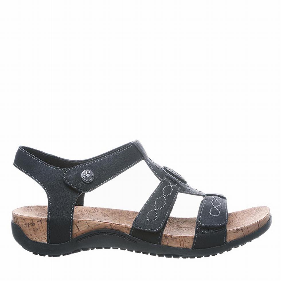 Bearpaw Ridley II Sandalen Damen Schwarz | JXZ6225SX