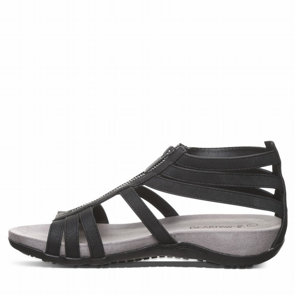 Bearpaw Ronda Sandalen Damen Schwarz | VXB4710FJ