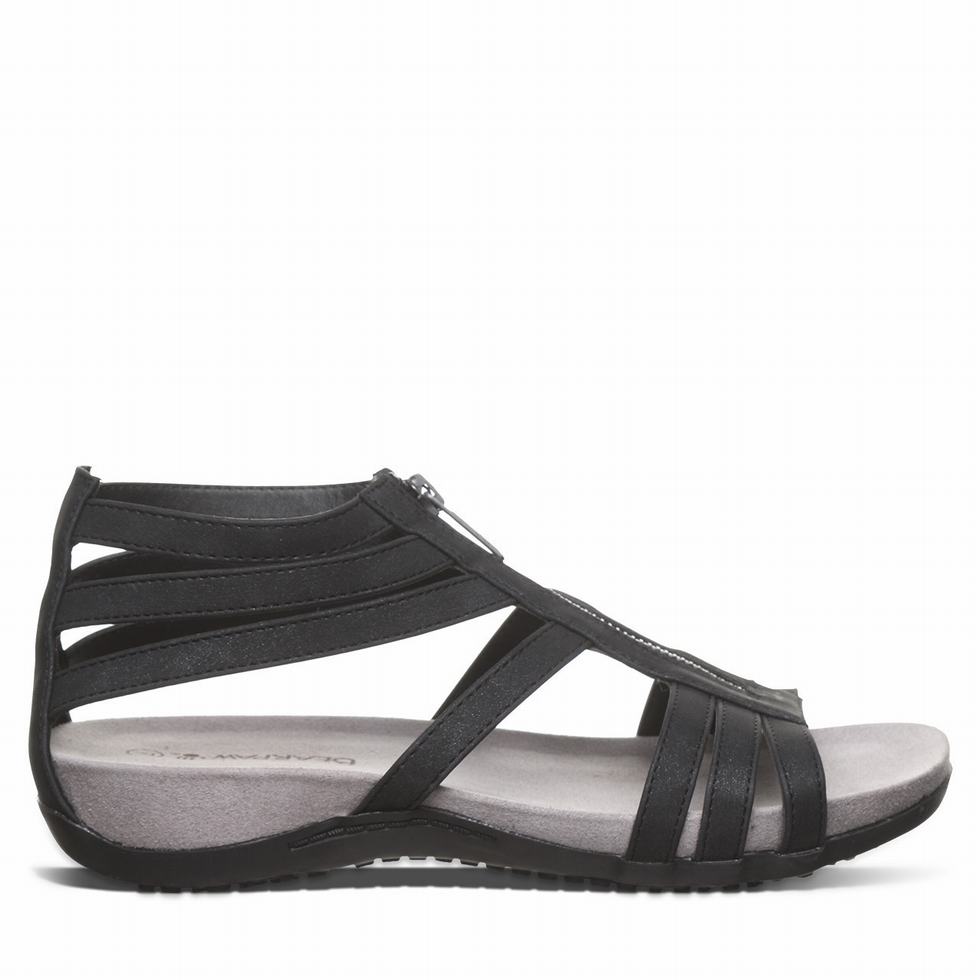 Bearpaw Ronda Sandalen Damen Schwarz | VXB4710FJ