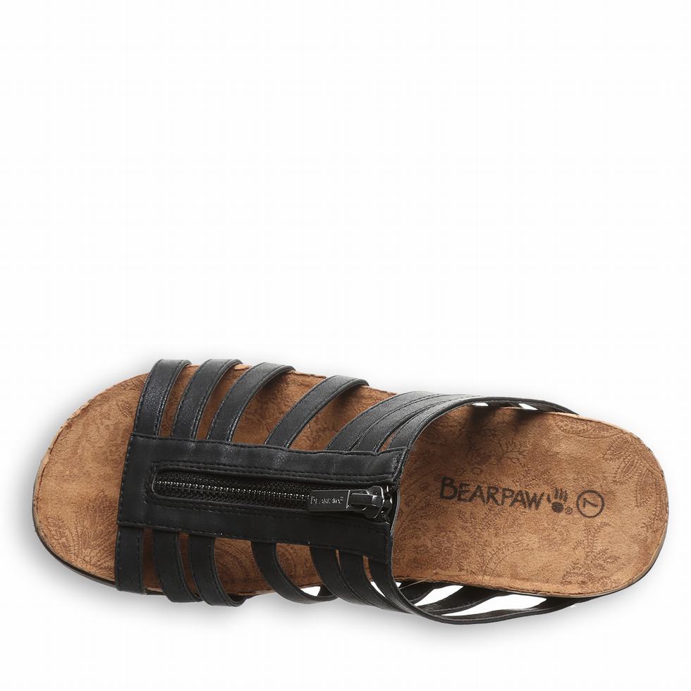 Bearpaw Sabrina Sandalen Damen Schwarz | EIN3023DH