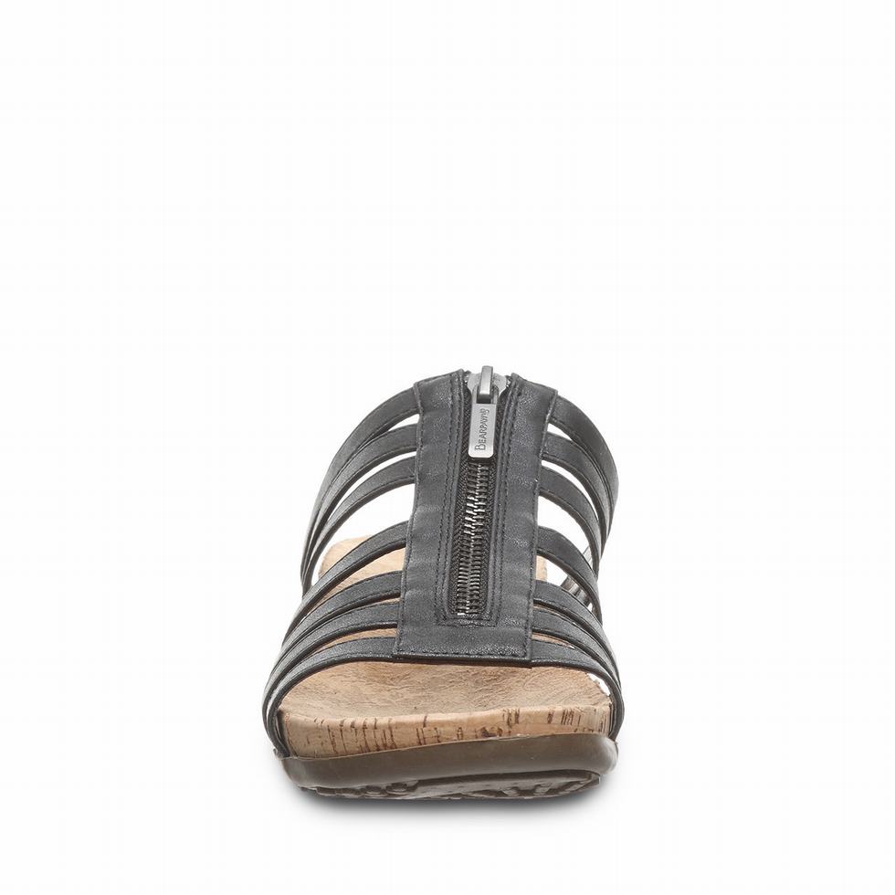 Bearpaw Sabrina Sandalen Damen Schwarz | EIN3023DH