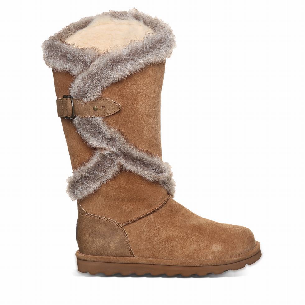 Bearpaw Sheilah Stiefel Damen Braun | QAE55CB