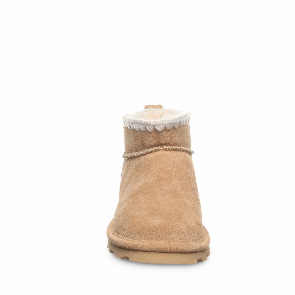 Bearpaw Shorty Crochet Stiefel Damen Braun | HUH7775WC