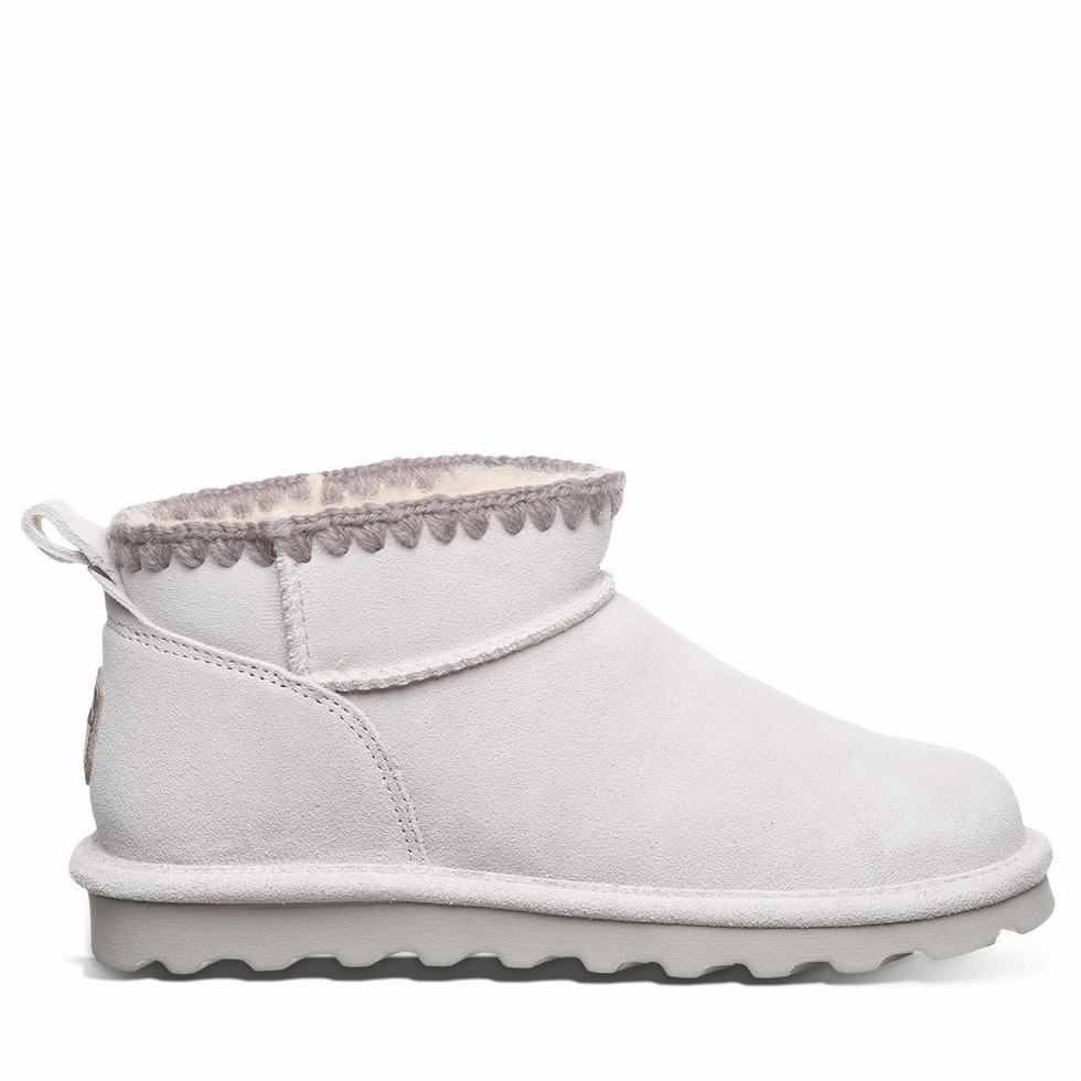 Bearpaw Shorty Crochet Stiefel Damen Grau | KZN3231HO