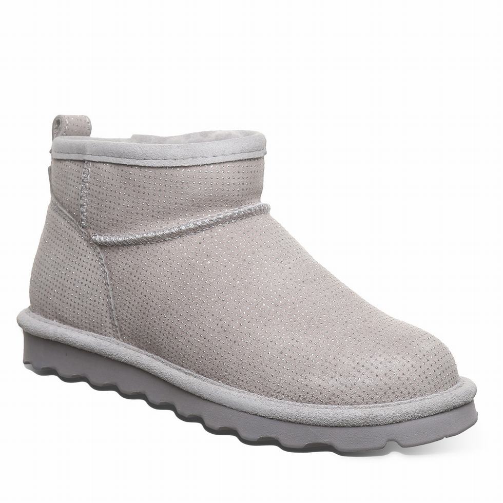 Bearpaw Shorty Exotic Stiefel Damen Grau | NPP7769OX