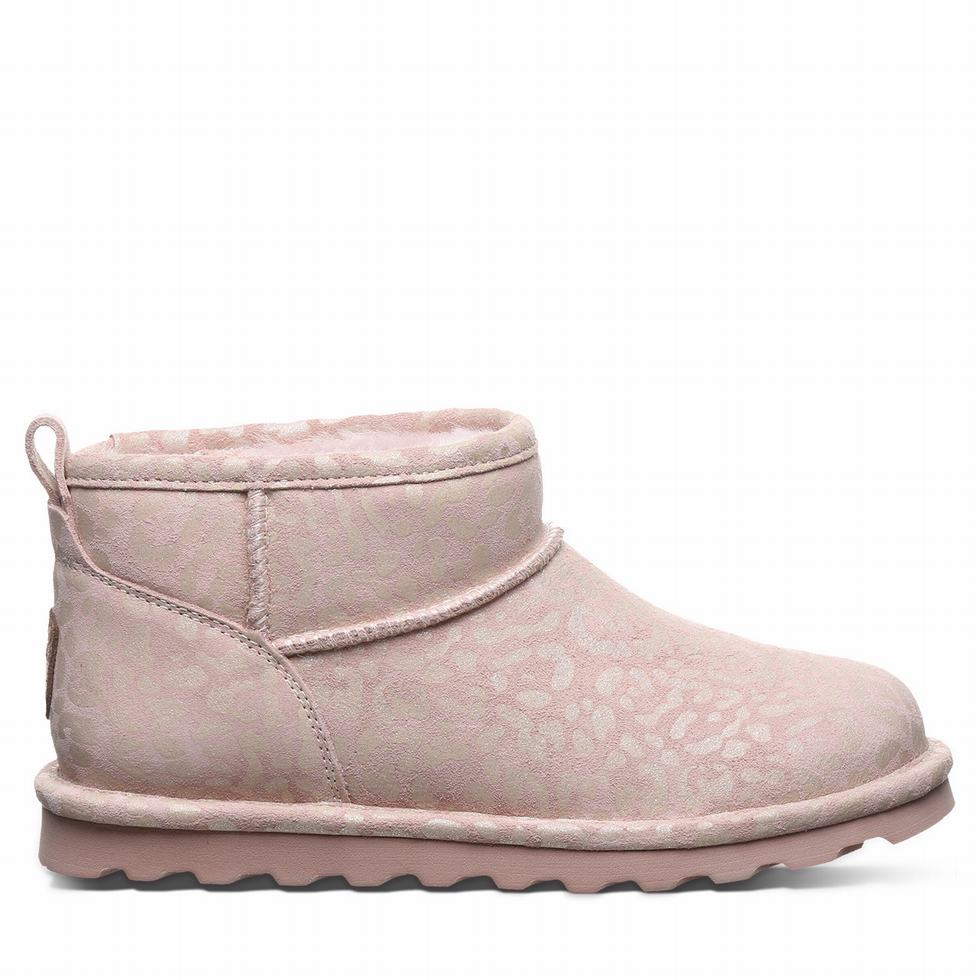 Bearpaw Shorty Exotic Stiefel Damen Rosa | VAW706DL