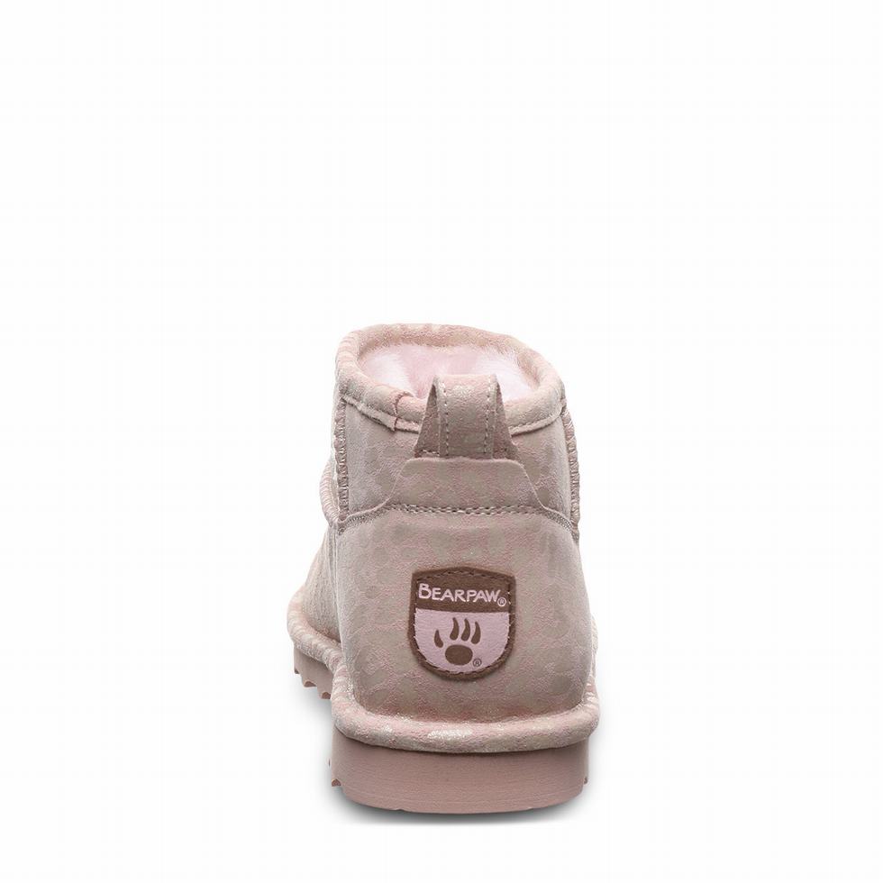 Bearpaw Shorty Exotic Stiefel Damen Rosa | VAW706DL