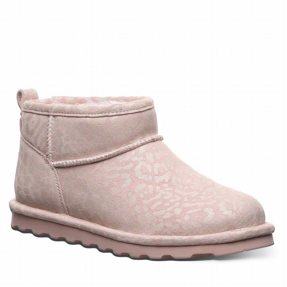 Bearpaw Shorty Exotic Stiefel Damen Rosa | VAW706DL