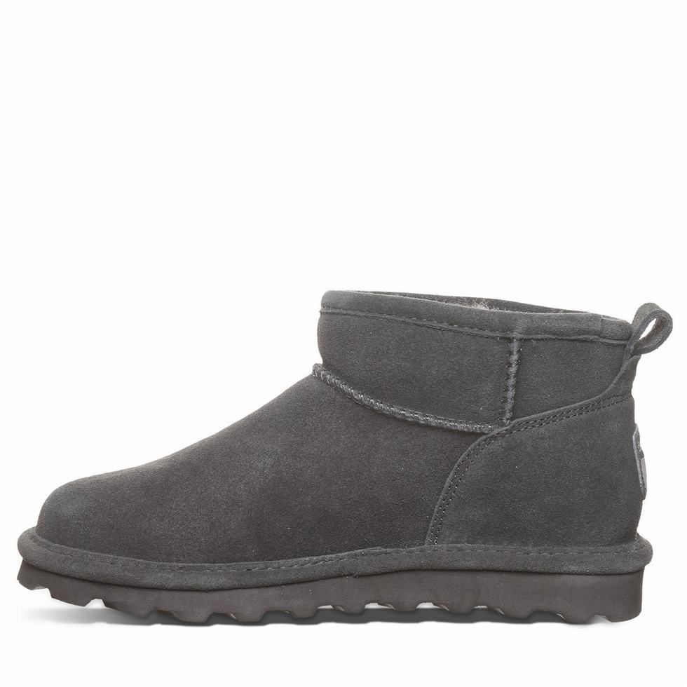 Bearpaw Shorty Stiefeletten Damen Grau | ZJZ2050SN