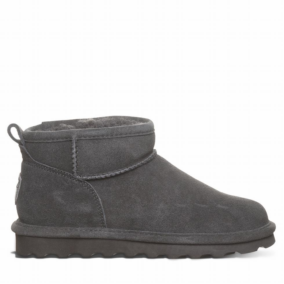 Bearpaw Shorty Stiefeletten Damen Grau | ZJZ2050SN