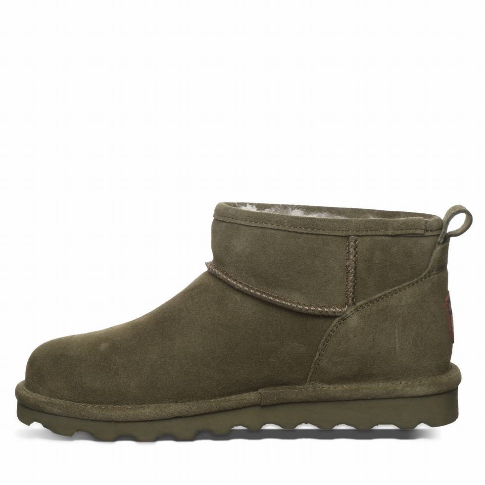 Bearpaw Shorty Stiefeletten Damen Grün | QKB5981XF