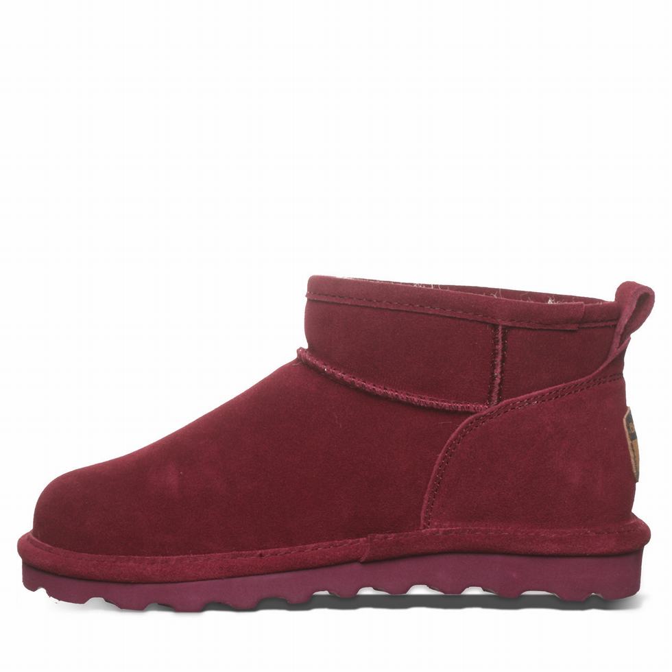 Bearpaw Shorty Stiefeletten Damen Rot | BWH2843ZE