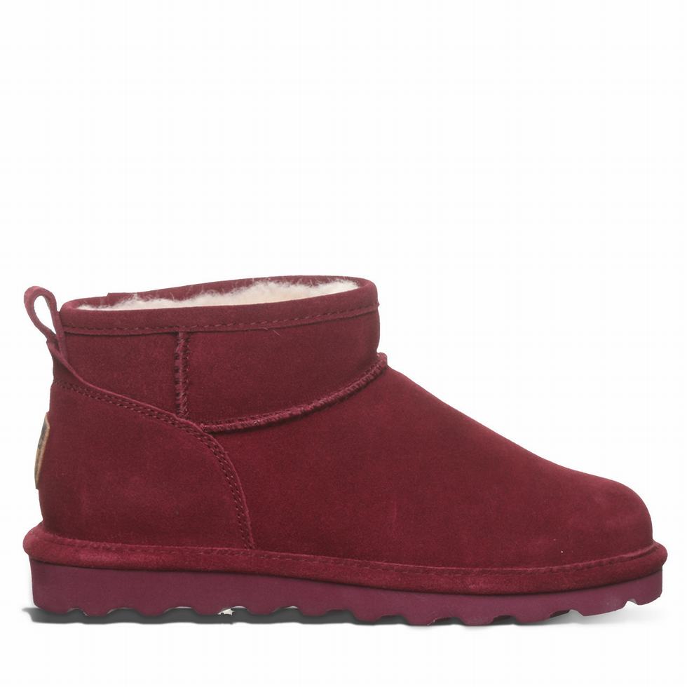 Bearpaw Shorty Stiefeletten Damen Rot | BWH2843ZE