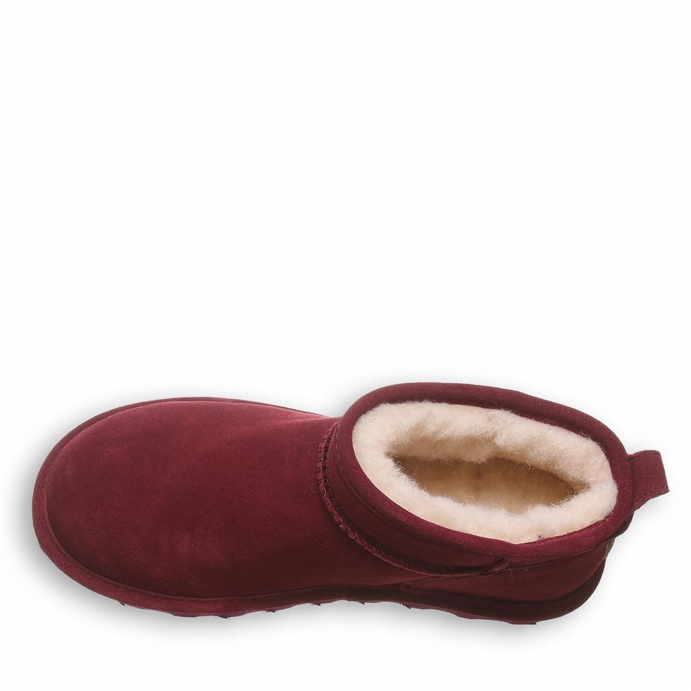 Bearpaw Shorty Stiefeletten Damen Rot | BWH2843ZE