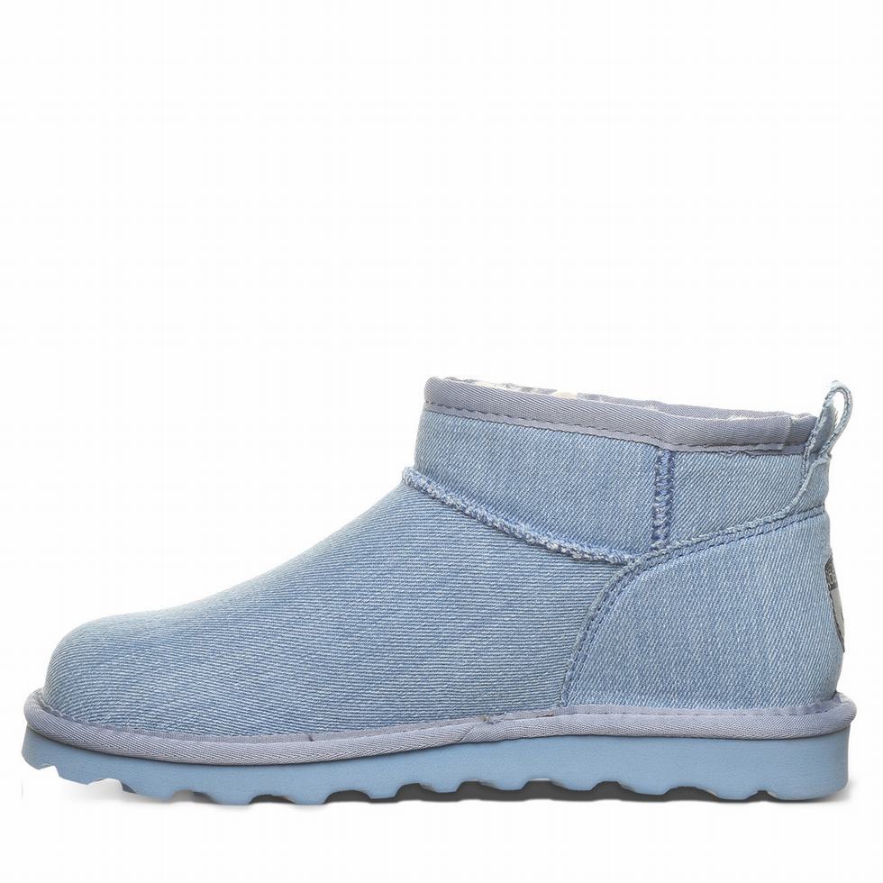 Bearpaw Shorty Vegan Stiefel Damen Blau | YQW8622FA