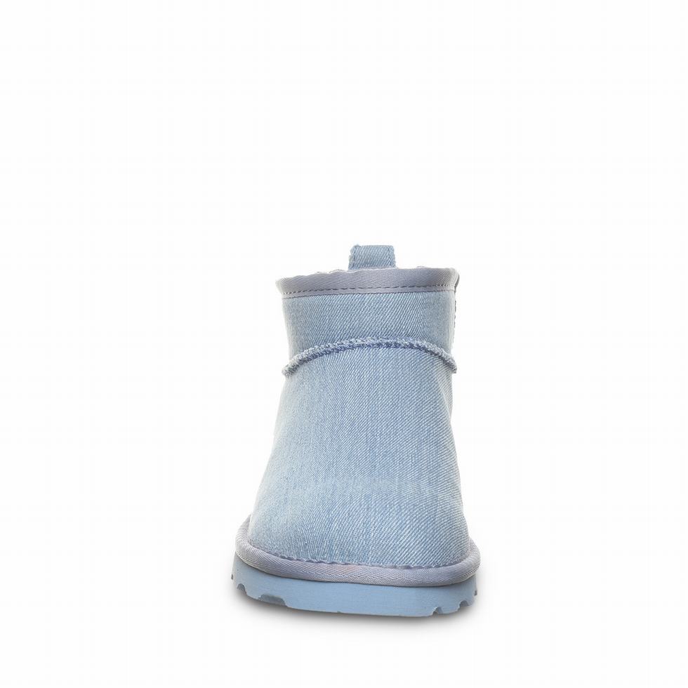 Bearpaw Shorty Vegan Stiefel Damen Blau | YQW8622FA