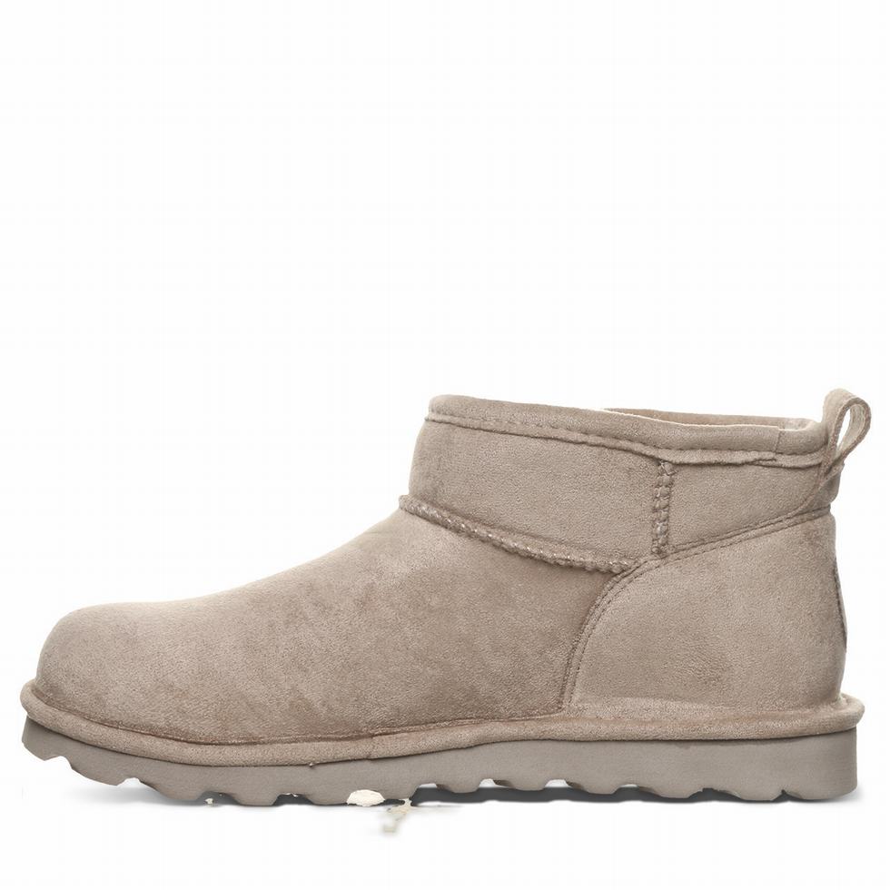 Bearpaw Shorty Vegan Stiefel Damen Grau | KQJ8310XO